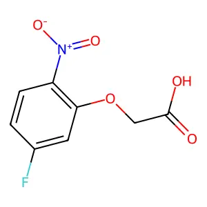 (5-Fluoro-2-nitrophenoxy)acetic acid structure