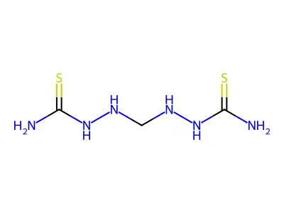 Hydrazinecarbothioamide, 2,2'-methylenebis- structure