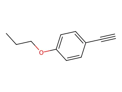 1-Ethynyl-4-propoxybenzene structure
