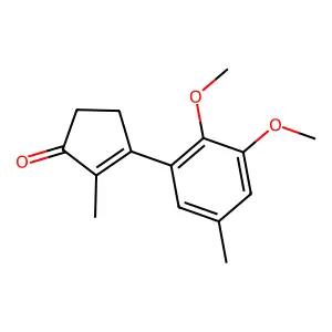 3-(2,3-Dimethoxy-5-methylphenyl)-2-methylcyclopent-2-en-1-one structure