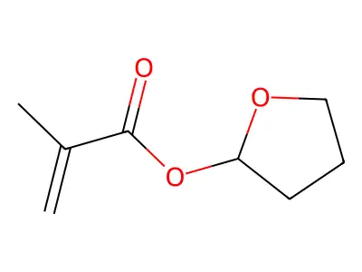 Oxolan-2-yl 2-methylprop-2-enoate structure