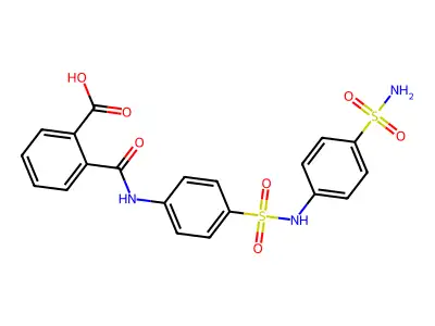 2-[[4-[(4-sulfamoylphenyl)sulfamoyl]phenyl]carbamoyl]benzoic Acid structure