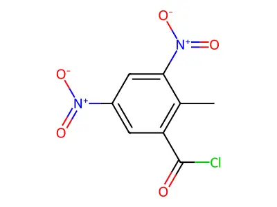 2-Methyl-3,5-dinitrobenzoyl chloride structure