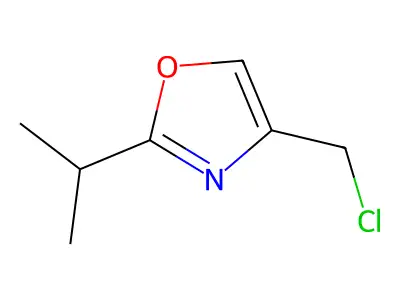 4-(Chloromethyl)-2-(propan-2-yl)-1,3-oxazole structure