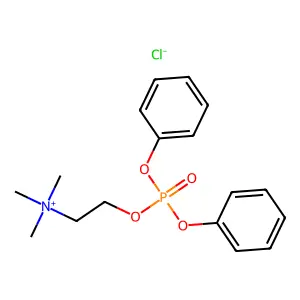 Diphenylphosphorylcholine structure