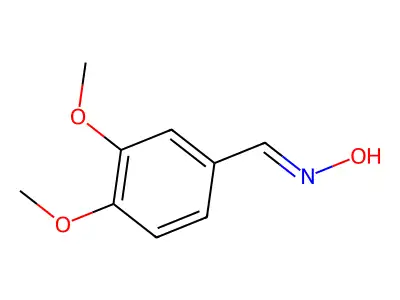 (z)-3,4-Dimethoxybenzaldehyde oxime structure