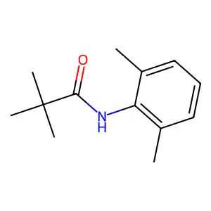 N-(2,6-Dimethylphenyl)-2,2-dimethylpropanamide structure
