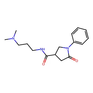 Methyl 2-(4-chlorophenyl)-5-oxooxolane-2-carboxylate structure