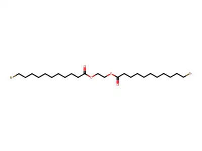 Ethylene di-11-bromoundecanoate structure