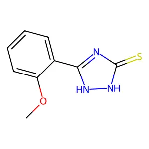 3H-1,2,4-Triazole-3-thione, 1,2-dihydro-5-(2-methoxyphenyl)- structure
