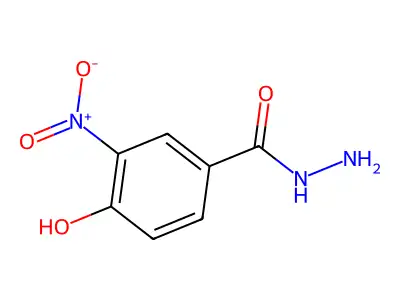 4-Hydroxy-3-nitrobenzohydrazide structure