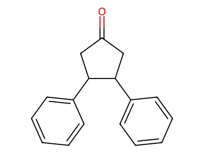 3,4-Diphenylcyclopentan-1-one structure