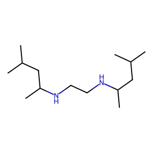1,2-Ethanediamine, N,N'-bis(1,3-dimethylbutyl)- structure