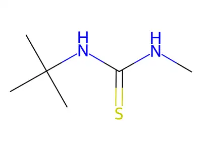 1-tert-Butyl-3-methyl-2-thiourea structure