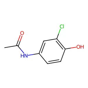 4-Acetylamino-2-chlorophenol structure