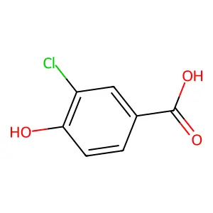 3-Chloro-4-hydroxybenzoic acid structure