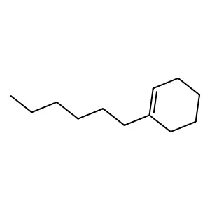 Cyclohexene, 1-hexyl- structure