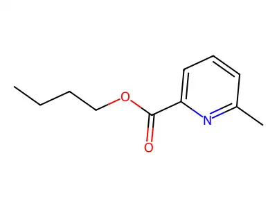 Butyl 6-methylpyridine-2-carboxylate structure