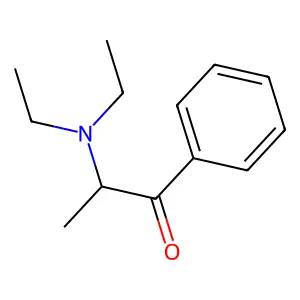 (+)-2-Diethylaminopropiophenone structure