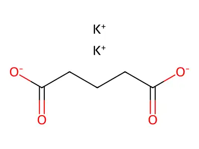 Dipotassium glutarate structure