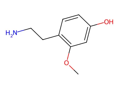 2-Methoxytyramine structure