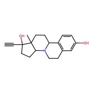 8-Azaethynylestradiol structure