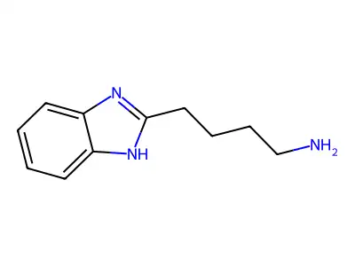 1H-Benzimidazole-2-butanamine structure