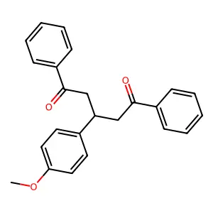 3-(4-Methoxyphenyl)-1,5-diphenylpentane-1,5-dione structure