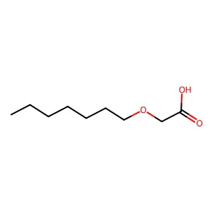 2-庚氧基乙酸 structure