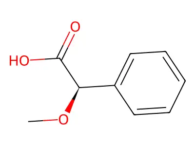 (R)-(-)-alpha-methoxyphenylacetic acid structure