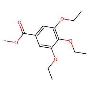 Methyl 3,4,5-triethoxybenzoate structure