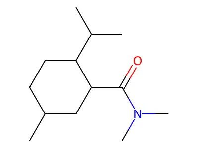 2-(Isopropyl)-N,N,5-trimethylcyclohexanecarboxamide structure