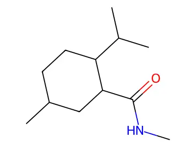 2-(Isopropyl)-N,5-dimethylcyclohexanecarboxamide structure