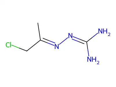 2-(2-Chloro-1-methylethylidene)hydrazinecarboximidamide structure
