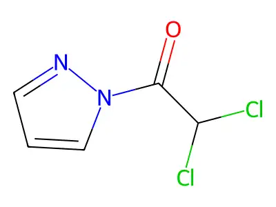 2,2-Dichloro-1-pyrazol-1-ylethanone structure