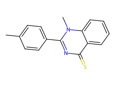 4(1H)-Quinazolinethione, 1-methyl-2-(4-methylphenyl)- structure