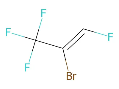 2-Bromo-1,3,3,3-tetrafluoroprop-1-ene structure