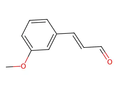 2-Propenal, 3-(3-methoxyphenyl)-, (2E)- structure