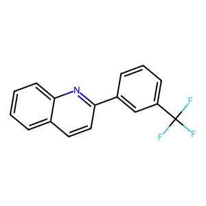 2-[3-(Trifluoromethyl)phenyl]quinoline structure
