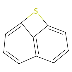 Naphtho(1,8-bc)thiete structure
