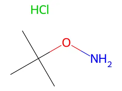 O-tert-butylhydroxylamine hydrochloride structure