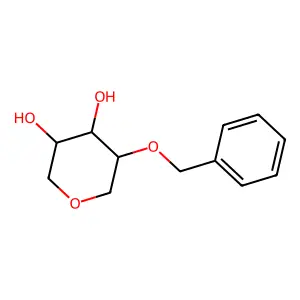 O(Cc1ccccc1)C2COCC(O)C2O structure