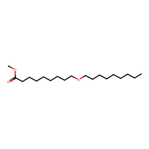 Methyl 9-nonyloxynonanoate structure