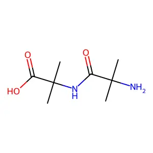 2-Methylalanyl-2-methylalanine structure