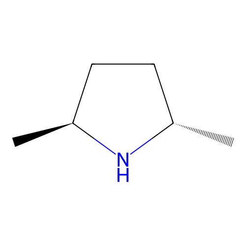 2,5-Dimethylpyrrolidine, (2S,5S)- structure