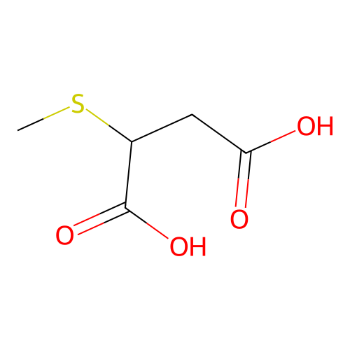 2-(Methylthio)succinic acid structure