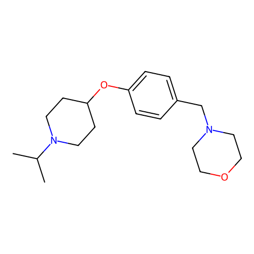 4-(4-((1-Isopropylpiperidin-4-yl)oxy)benzyl)morpholine structure