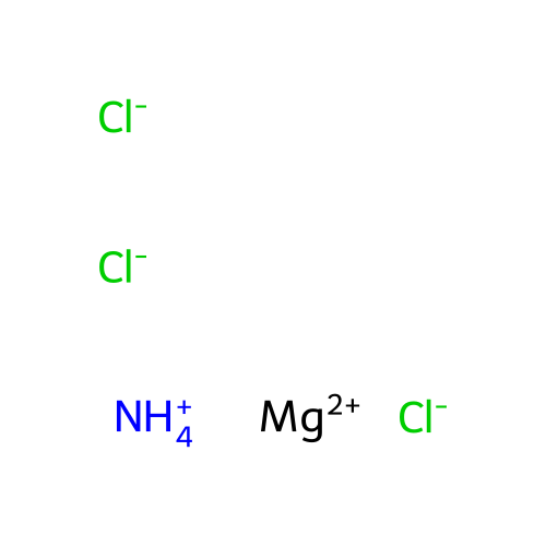 Ammonium magnesium trichloride structure