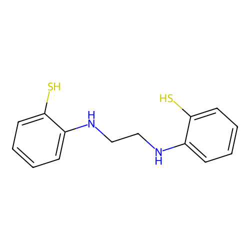 Bis(2-mercaptophenyl) ethylenediamine structure
