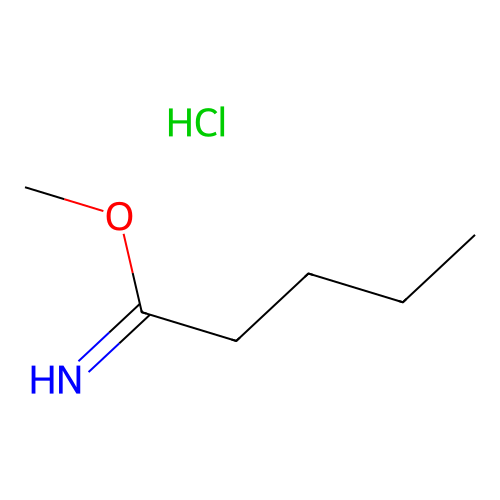 Methyl valerimidate hydrochloride structure